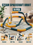Children's Electric Space Track Adventure Spaceship Theme Kids Toy[PD][1Pc]