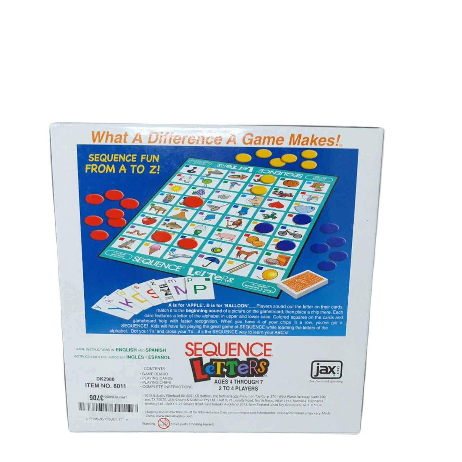 Sequence Letters Board Game - Multicolor[1Pc][PD] - Kaliber