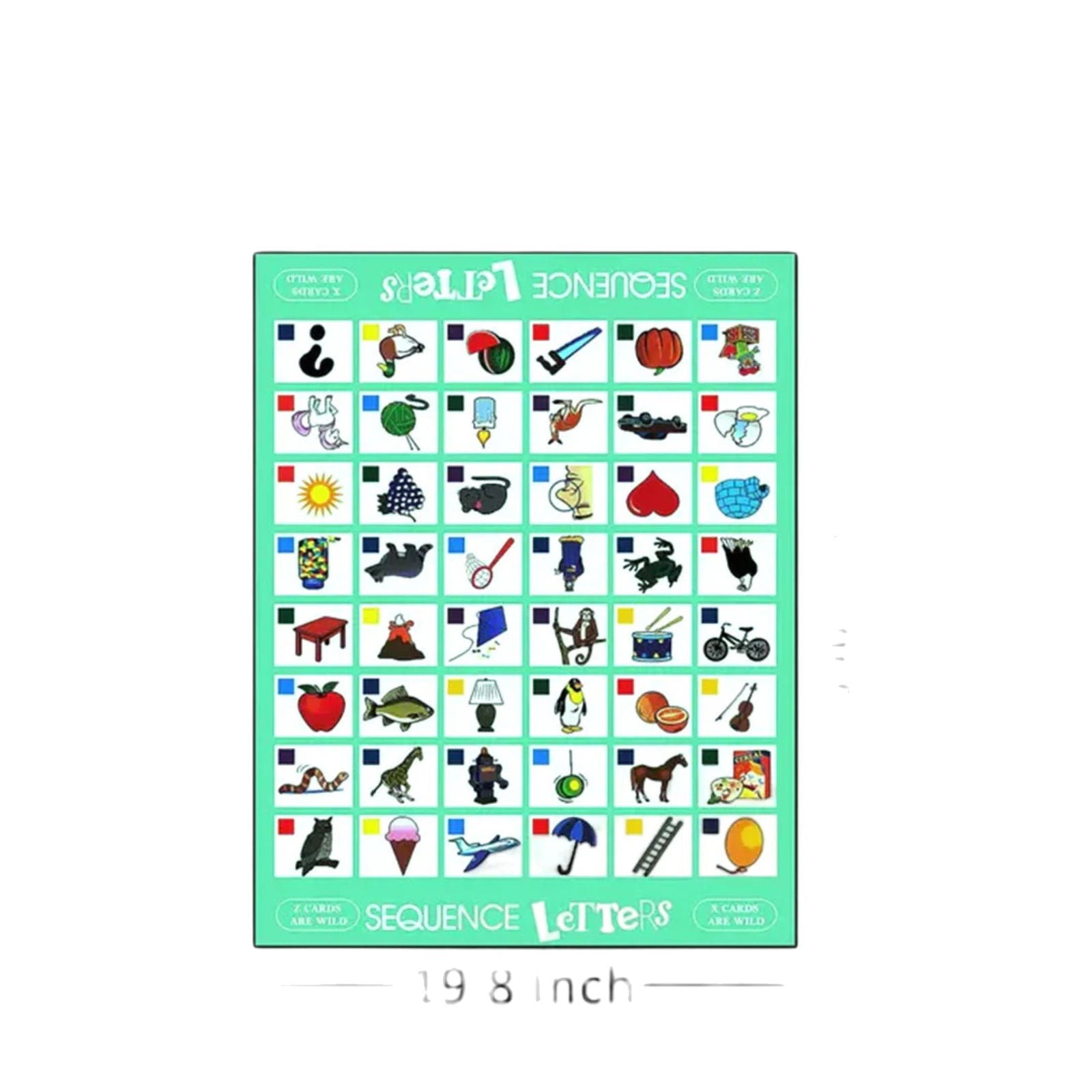 Sequence Letters Board Game - Multicolor[1Pc][PD] - Kaliber