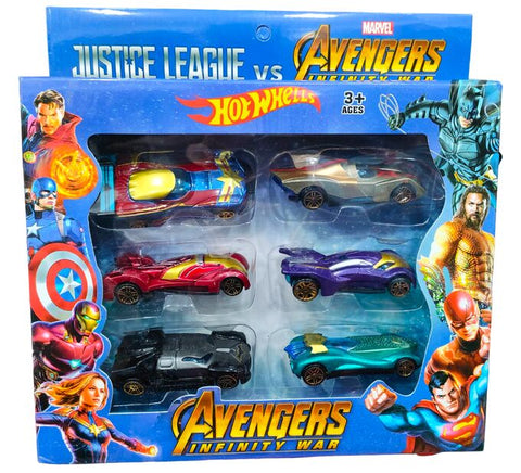 Set of cars Superheroes/Avengers/Hot Wheels,[PD][1Pc] - Kaliber