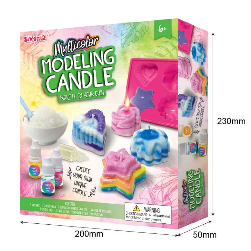 Sew Star Multicolor Modeling Candle (DIY) Kit [PD][1Pc] - Kaliber