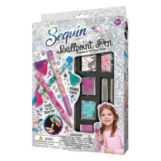 Sew Star Sequin Ballpoint Pen (5y+) [PD][1Pc] - Kaliber
