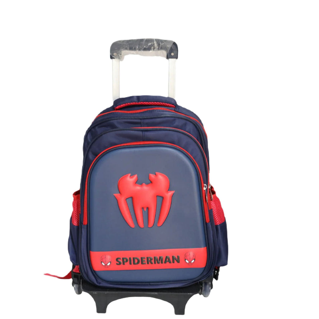 Spiderman Trolley School Bag For Kids Superhero Backpack[PD][1Pc] - Kaliber