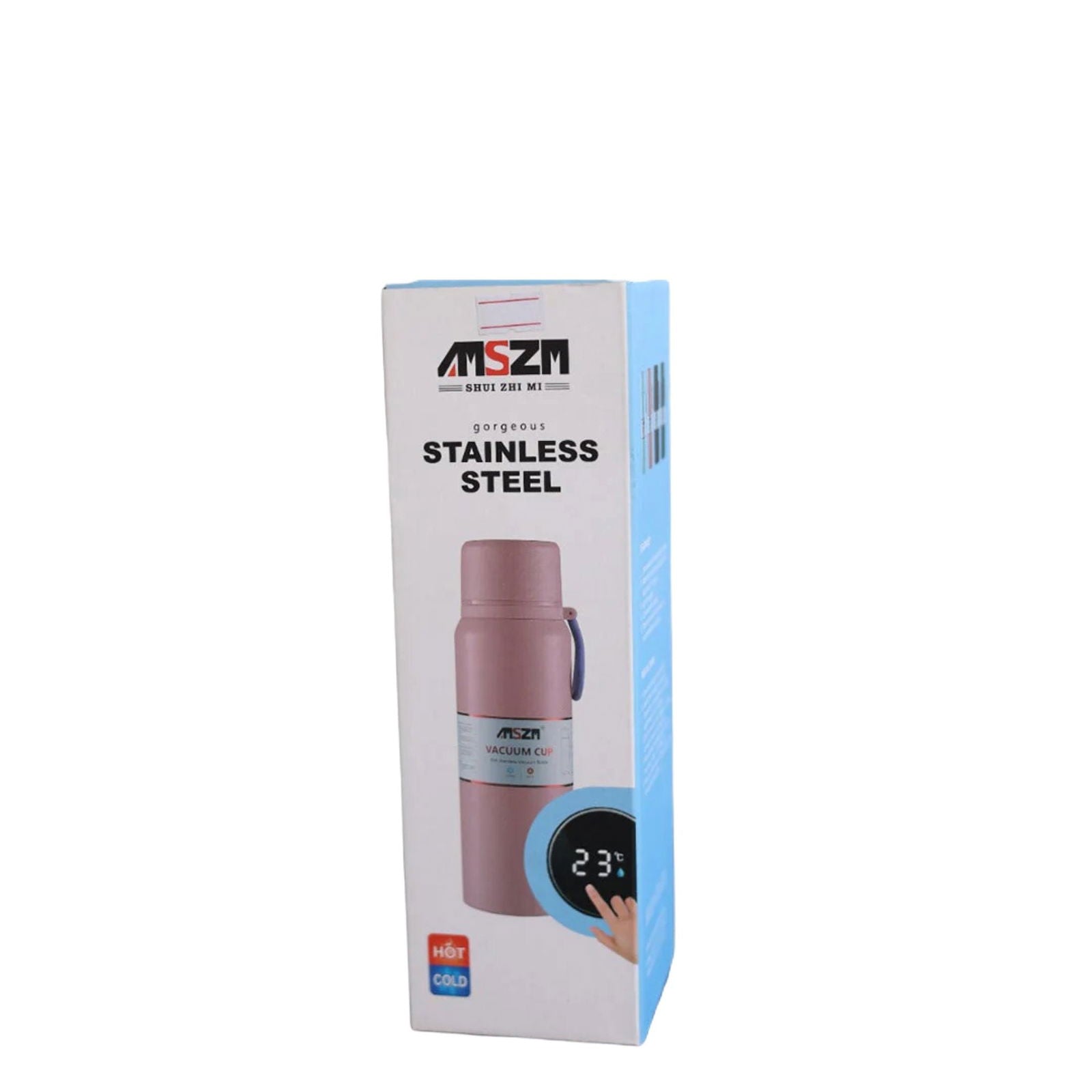 Stainless Sport  Steel Vacuum Flasks Portable Water Bottle -PINK [PD][1Pc] - Kaliber
