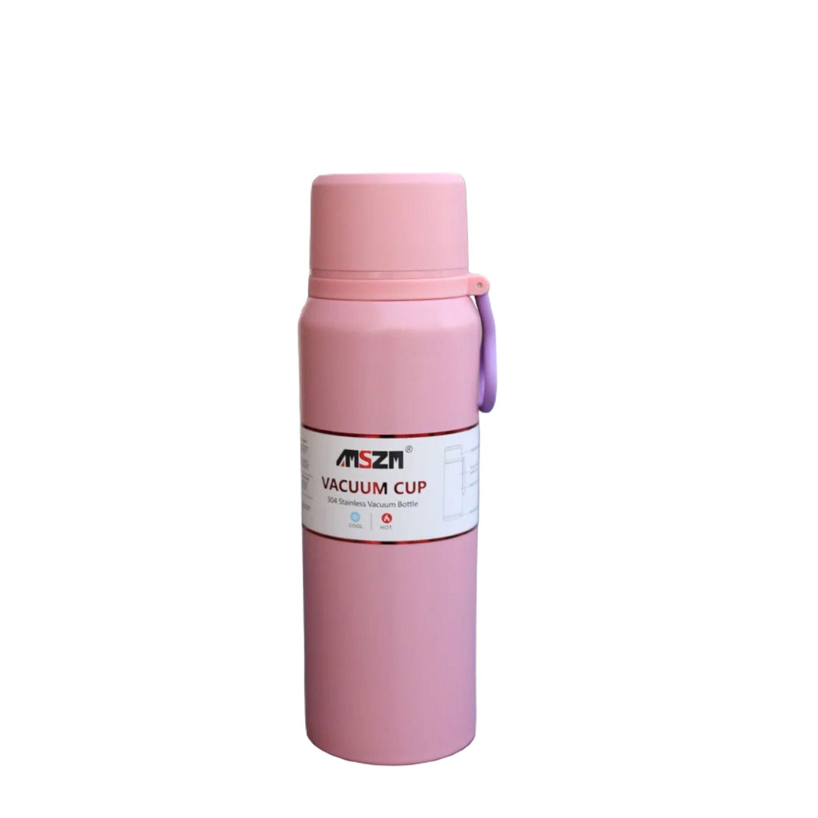 Stainless Sport  Steel Vacuum Flasks Portable Water Bottle -PINK [PD][1Pc] - Kaliber