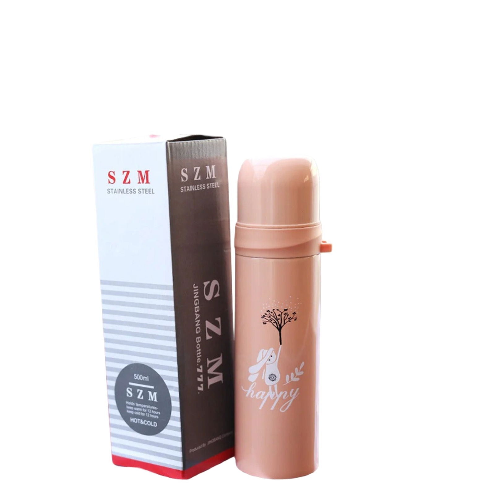Stainless Sport  Water Bottle - ORANGE [PD][1Pc] - Kaliber