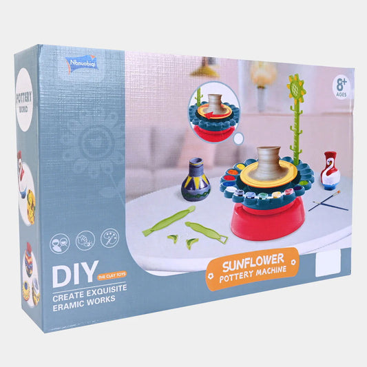 Sun Flower Pottery Wheel W/Usb Toy [PD][1Pc] - Kaliber