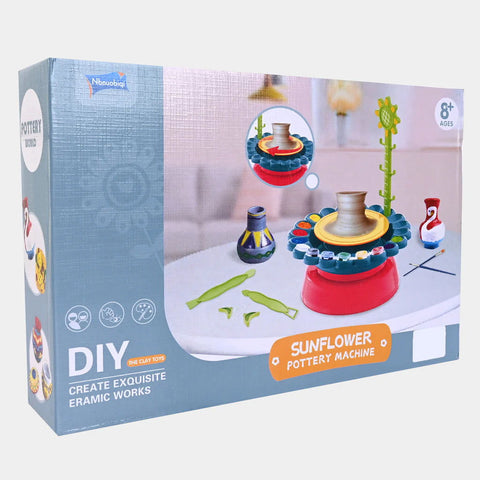 Sun Flower Pottery Wheel W/Usb Toy [PD][1Pc] - Kaliber