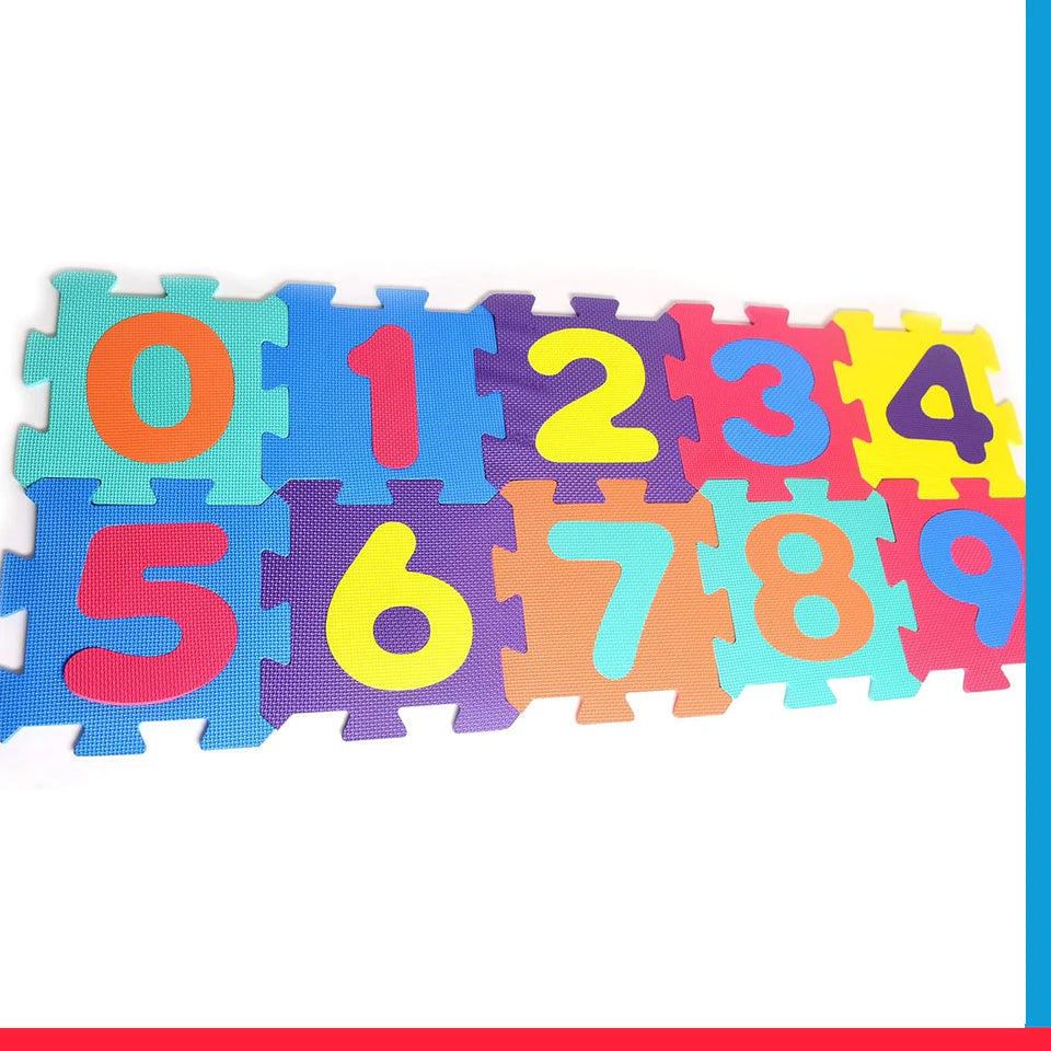 Numbers Rubber EVA Foam Puzzle Play Mat Floor.[PD][1Pack]