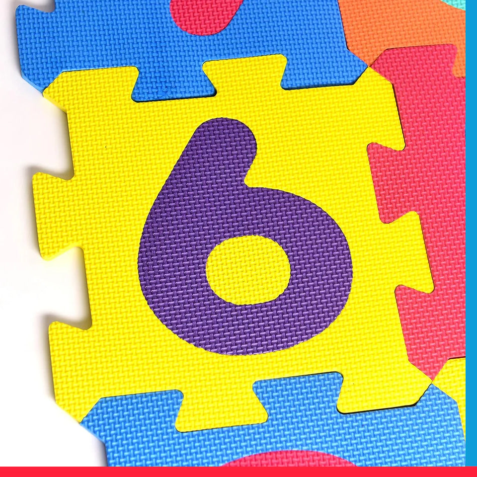 Numbers Rubber EVA Foam Puzzle Play Mat Floor.[PD][1Pack]