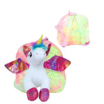 Unicorn Soft Plush Fur Bag For Kids[PD][1Pc] - Kaliber