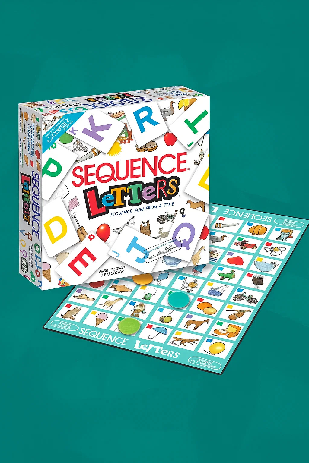 Sequence Letters Board Game - Multicolor[1Pc][PD]