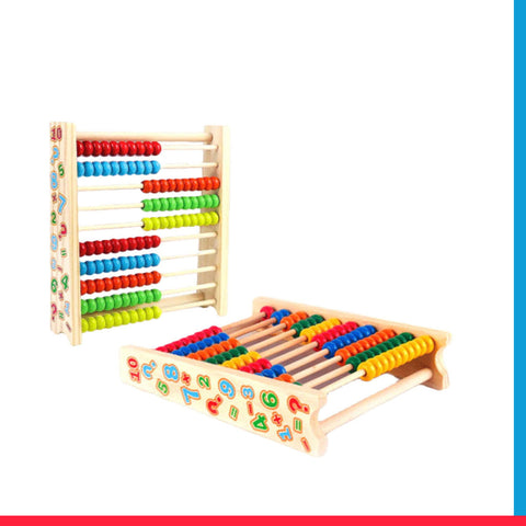 Wooden Colorful Calculation Rack for Kids [PD][1Pc]