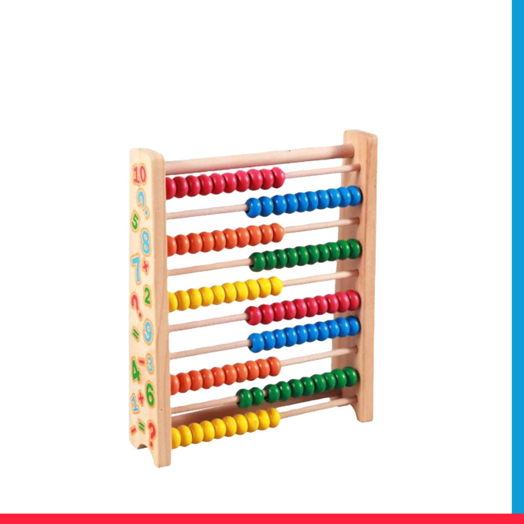 Wooden Colorful Calculation Rack for Kids [PD][1Pc]
