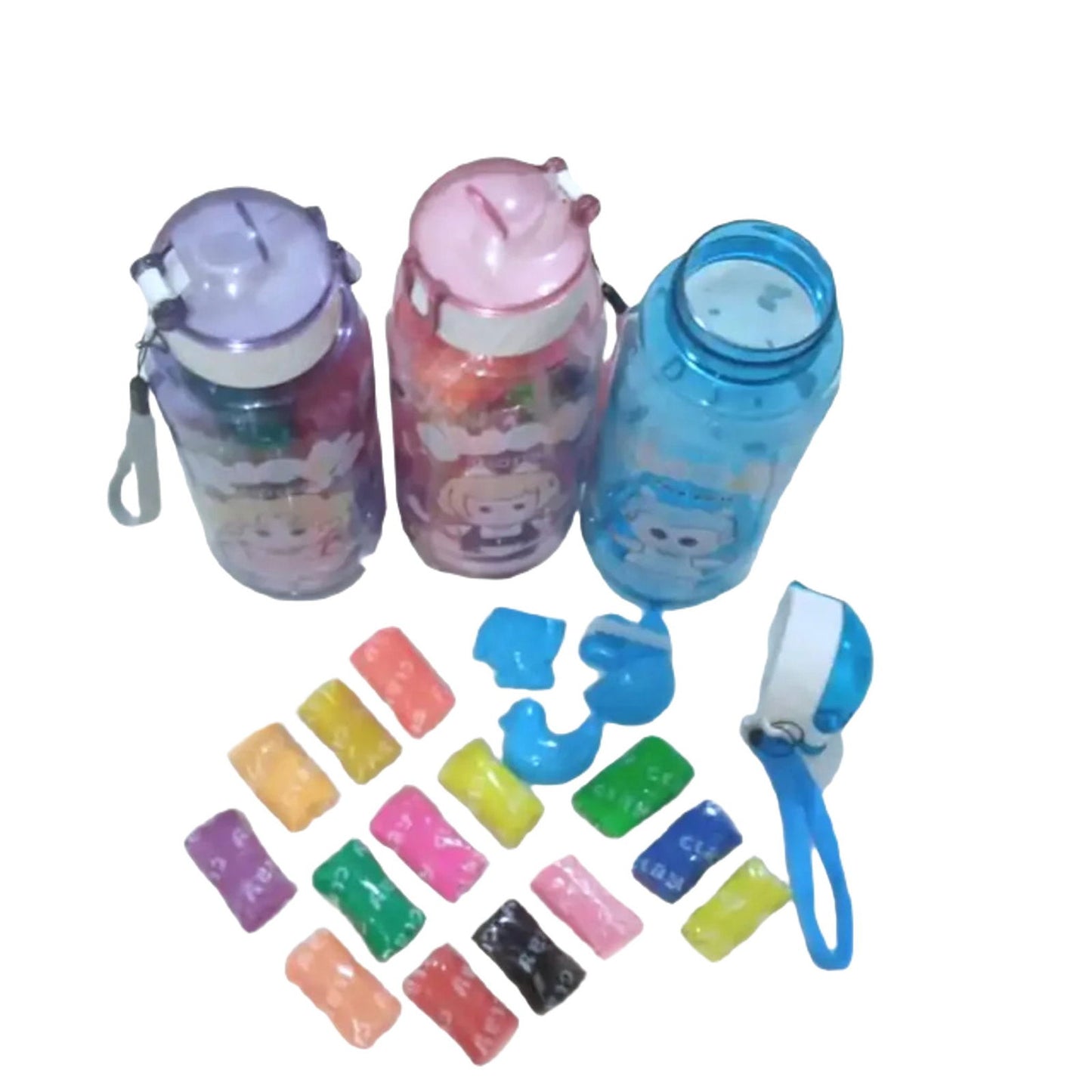 Water bottle for kids with 15 clay 3 mold[1Pc][PD] - Kaliber