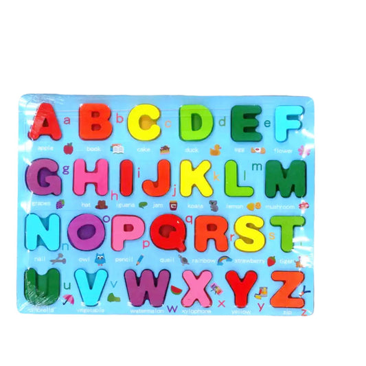 Wooden Board Kids Early Learning Alphabets ABC [PD][1Pc] - Kaliber