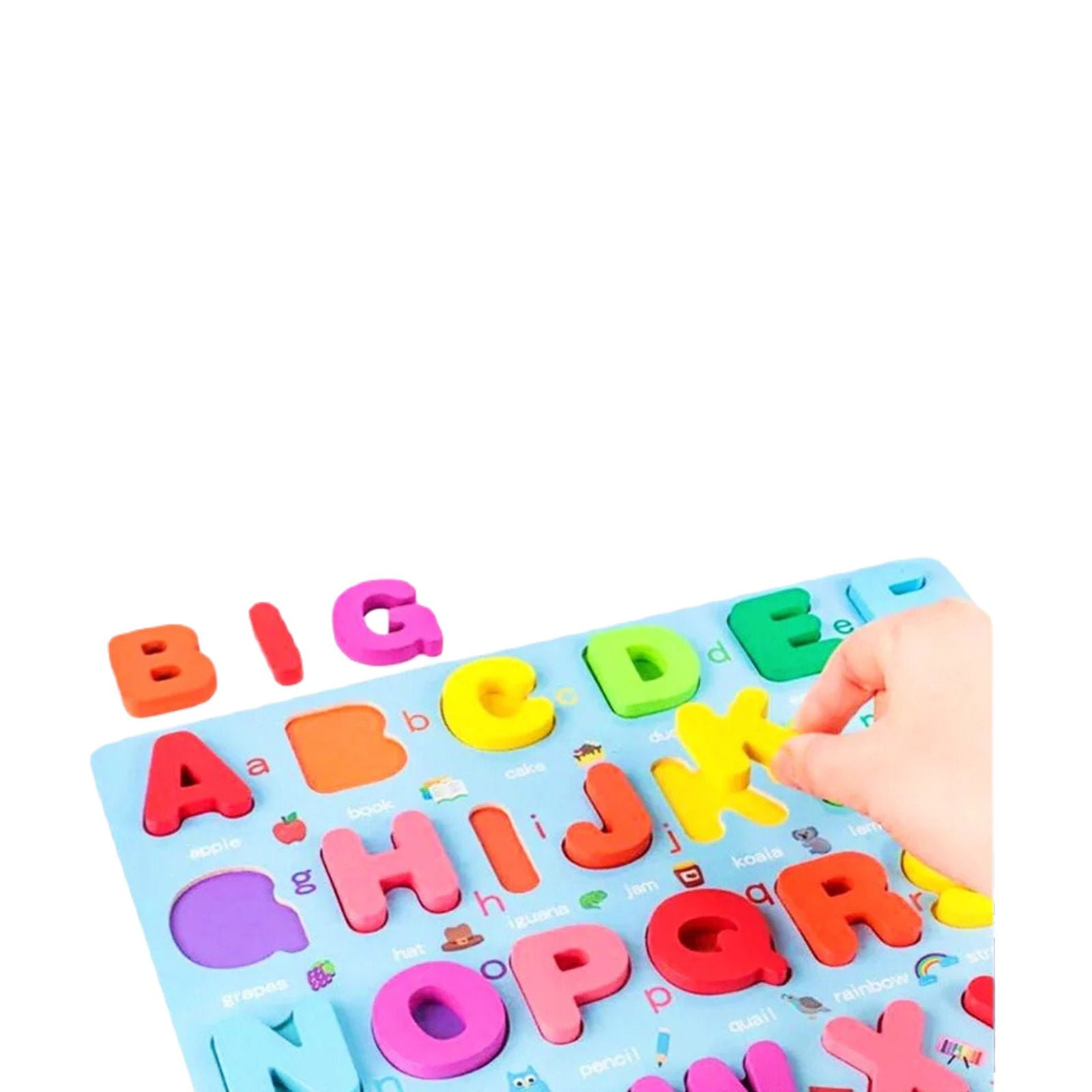 Wooden Board Kids Early Learning Alphabets ABC [PD][1Pc] - Kaliber