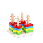 Wooden Column Geometric Tower [PD][1Pc] - Kaliber