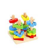 Wooden Column Geometric Tower [PD][1Pc] - Kaliber