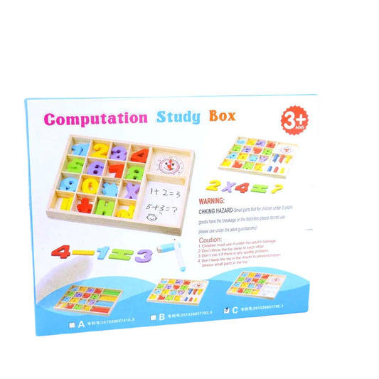 Wooden Computation Study Box [PD][1Pc] - Kaliber