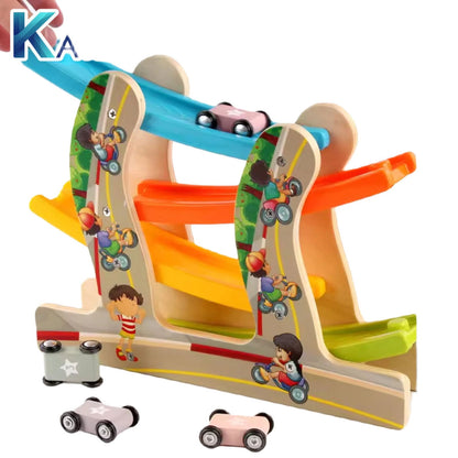 Wooden Gliding Car for Kids, Baby Toy Car Games[PD][1Pc] - Kaliber