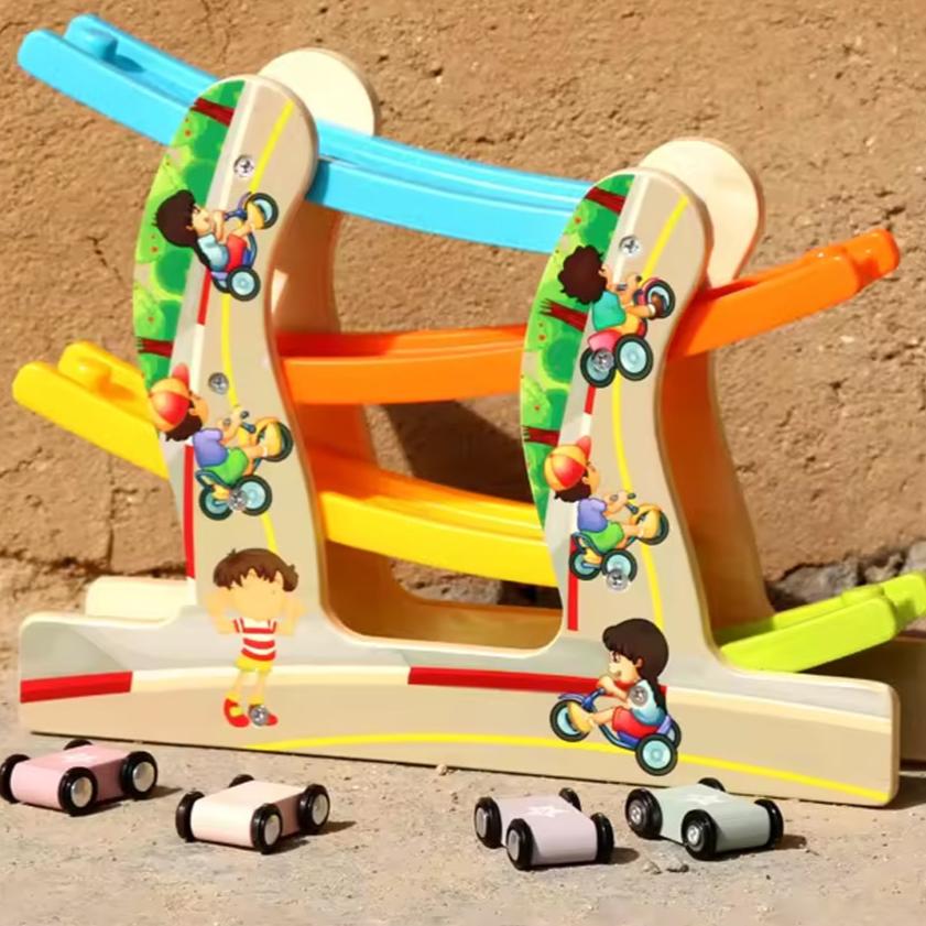 Wooden Gliding Car for Kids, Baby Toy Car Games[PD][1Pc] - Kaliber