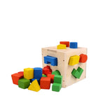Wooden shape 15 Hole Intelligence Box Wooden Geometric Shape Sorting [PD][1Pc] - Kaliber