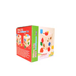 Wooden shape 15 Hole Intelligence Box Wooden Geometric Shape Sorting [PD][1Pc] - Kaliber