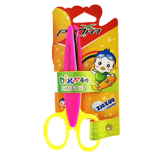 ZIGZAG Kids Paper Craft Scissors DIY Decorative[PD][1Pc] - Kaliber