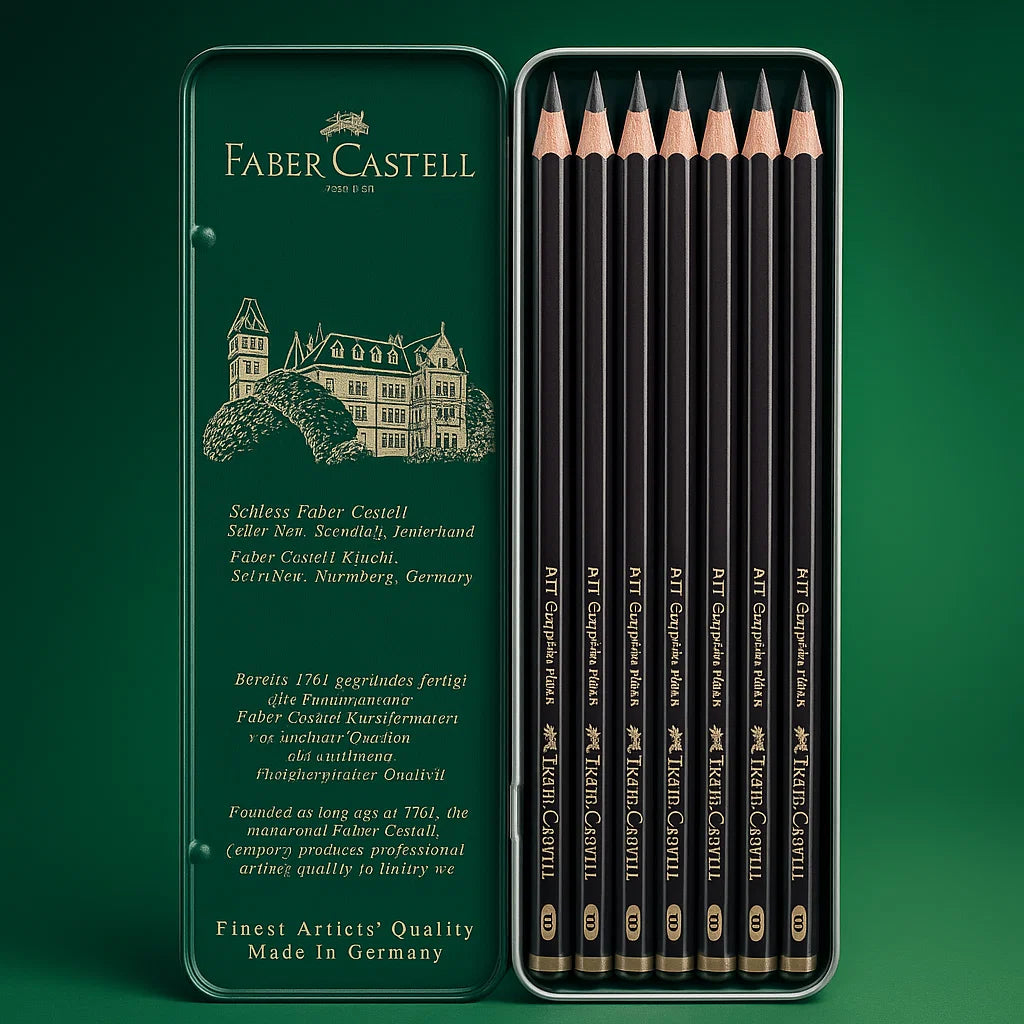 Pitt Graphite Matt pencil tin of 6 [IP][1Box]