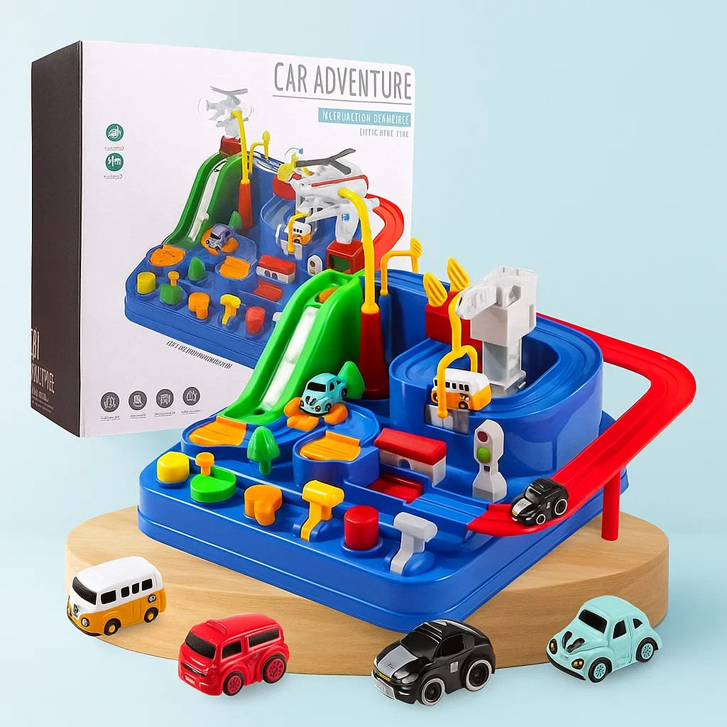 Car Adventure Race & Rescue Track With Magnetic Cars [PD][1Pc]