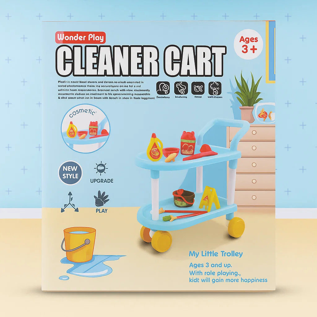 Cleaning Cart Trolley For Girls And Boys [PD][1Pc]