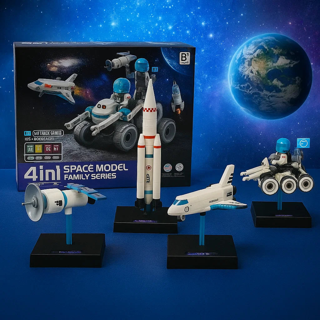 Build, Learn, and Explore the Universe with DIY 4 in 1 Space Model [PD]