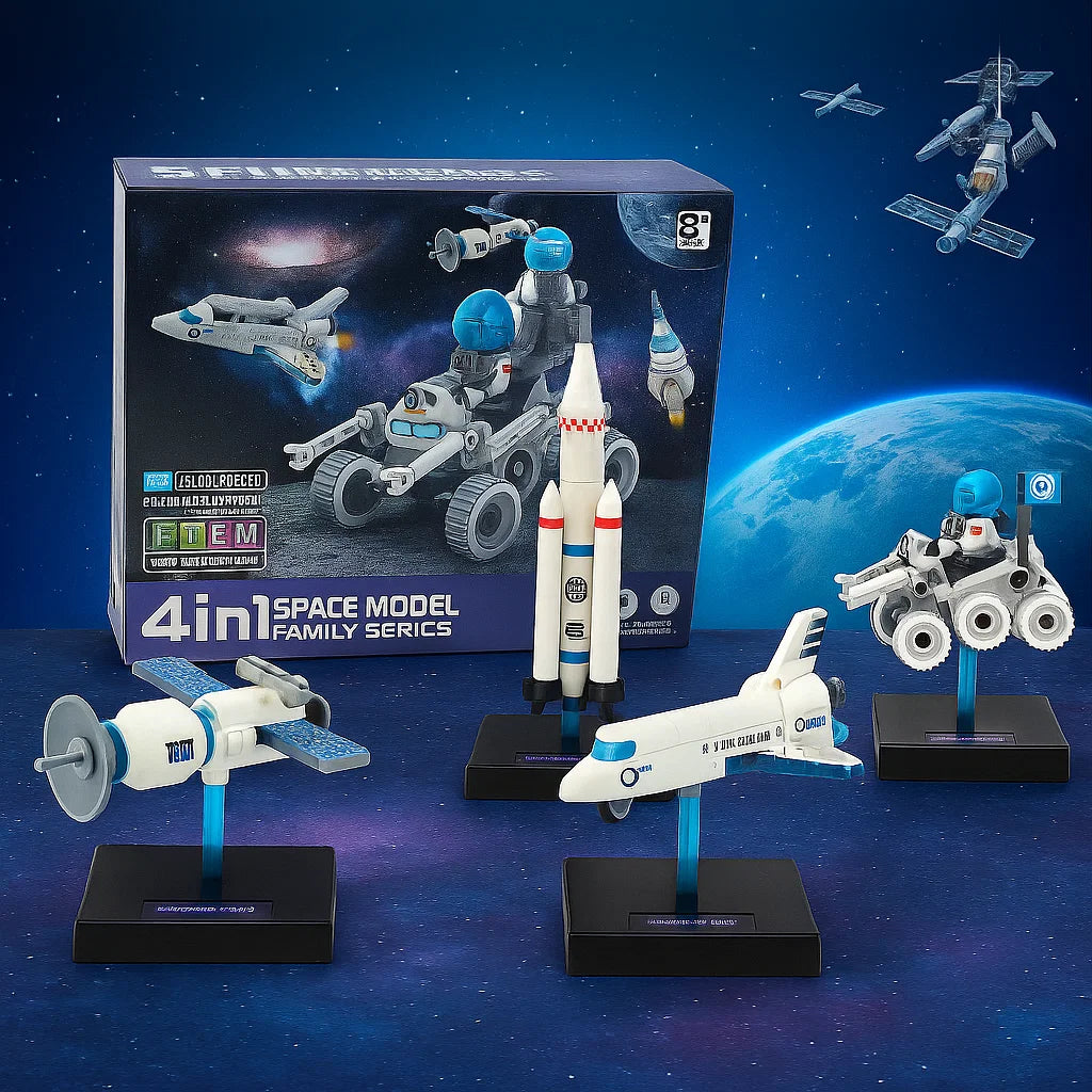 Build, Learn, and Explore the Universe with DIY 4 in 1 Space Model [PD]