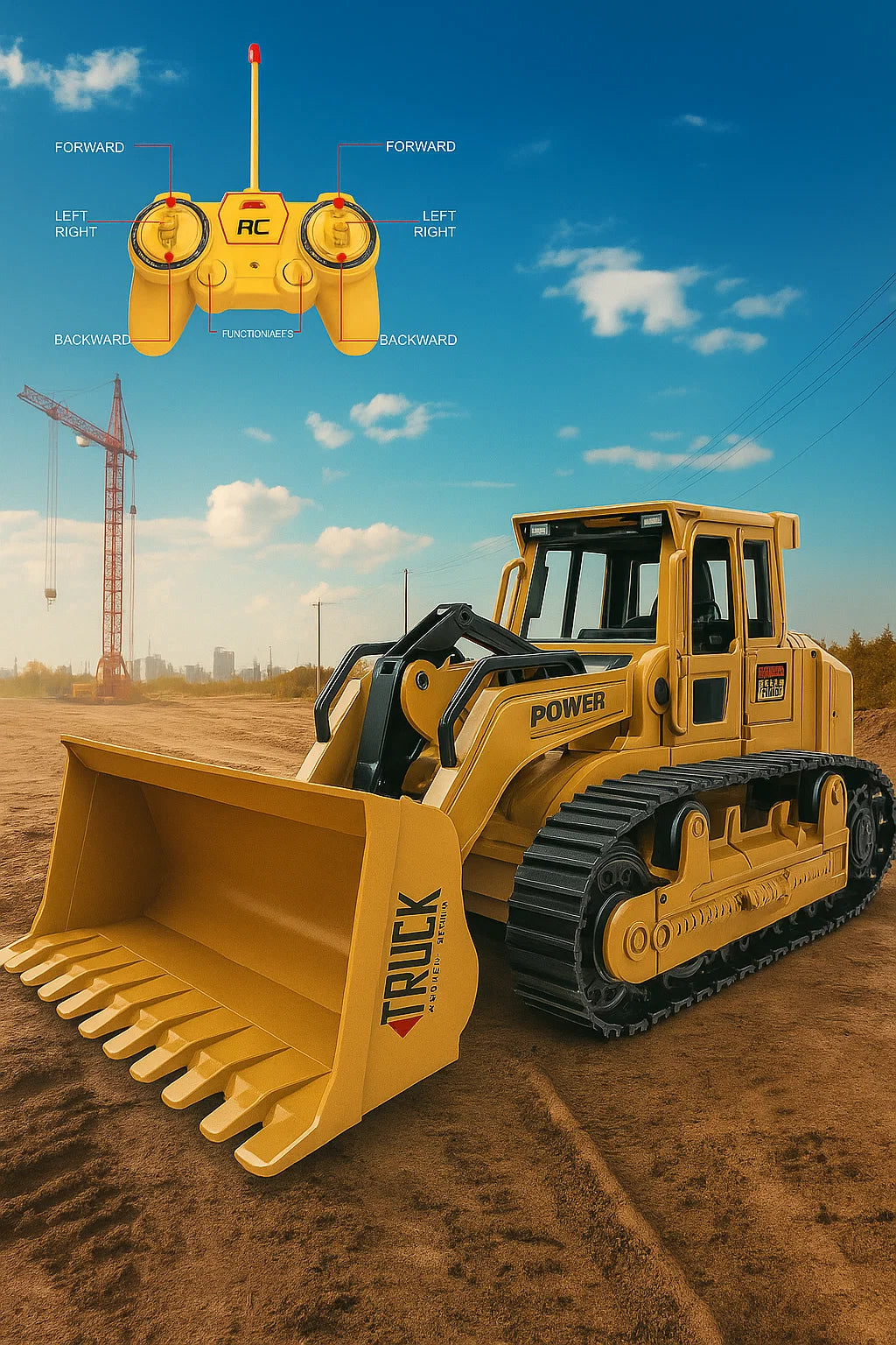 Remote Control Excavator For Adult [PD]