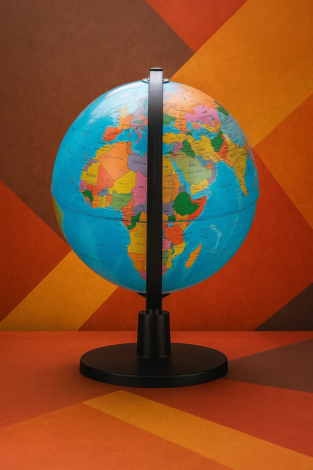 World Globe –10.6CM Spinning Rotating Globe[PD][1Pc]