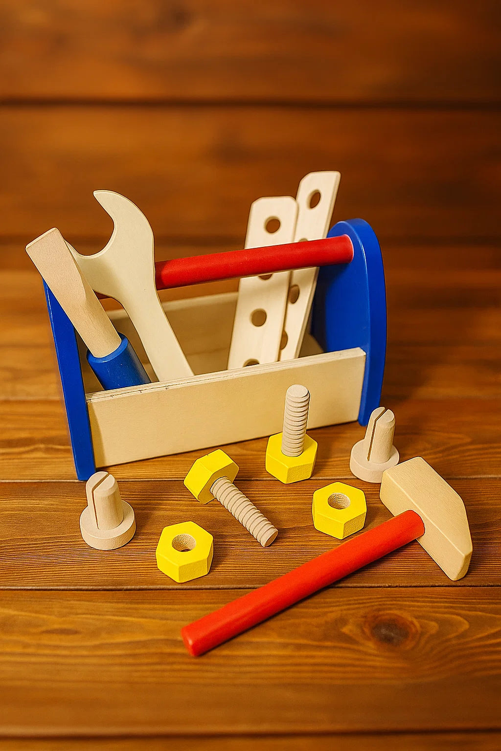 Little Carpenter Wooden Tool Box for Kids[PD][1Pc]