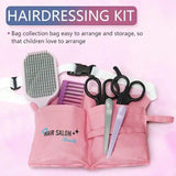 Kids Hair Salon Toy, Beauty Salon Playset for Kids Pretend Play Game, Children Parlor Hair Styling Tools[PD]