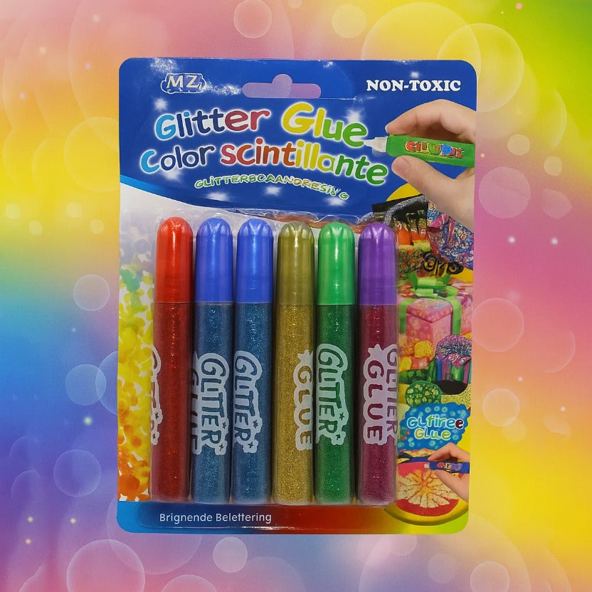 Glitter glue 6pc Tube Large [PD][1Pc]