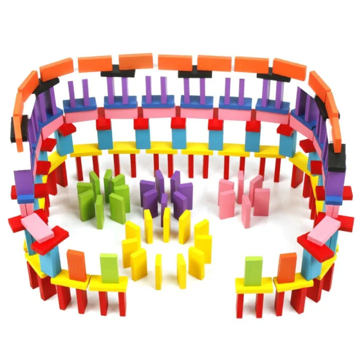 Domino Wooden Building Blocks 120PCS  [PD]