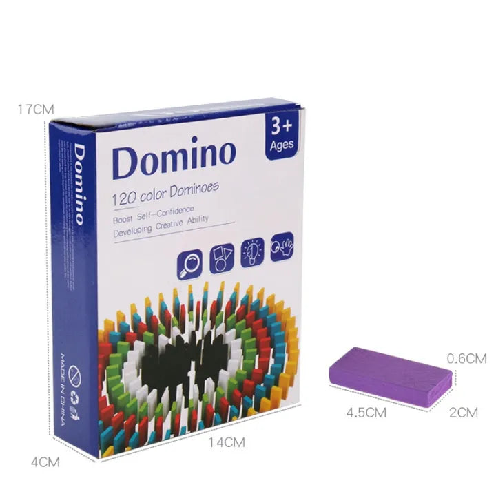 Domino Wooden Building Blocks 120PCS  [PD]