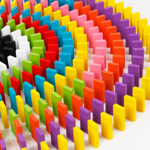 Domino Wooden Building Blocks 120PCS  [PD]