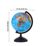 GLOBE EARTH ROTATING WORLD MAP | 14CM [PD]
