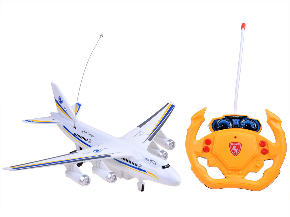 4-Function Remote Control Steering Wheel Transport Plane [PD]