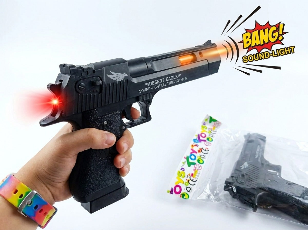 Desert Eagle Sound & Light Electric Toy Gun [PD.]