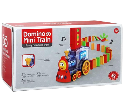 Domino Train Toy Set with Lights [PD]