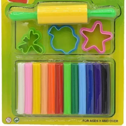 Clay Dough Toy Tool Set, Handmade Diy Creative 3D Color[PD][1Set]