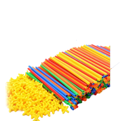 Colorful Educational Straw Constructor Building Set for Kids[1Pack][PD]