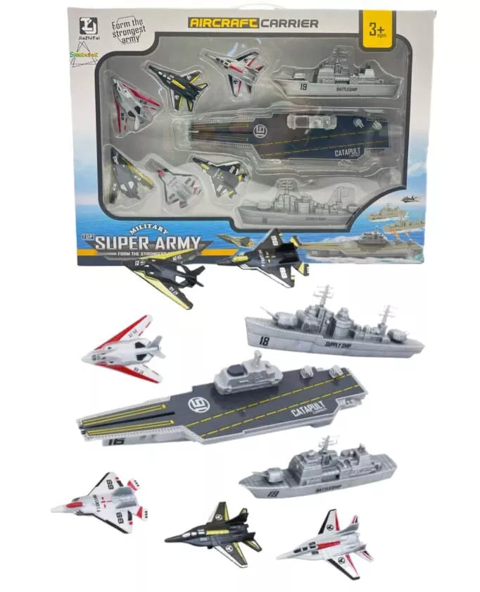 Military Aircraft Carrier Toys Set For Kids [PD]