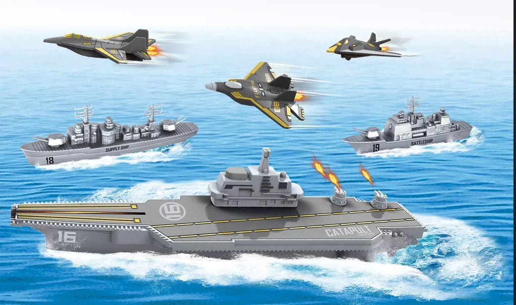 Military Aircraft Carrier Toys Set For Kids [PD]